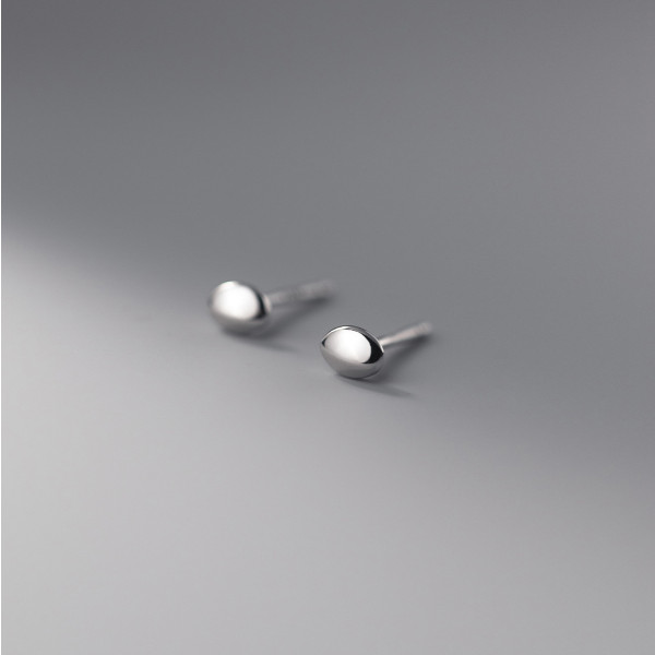 A36718 s925 sterling silver silver geometric earrings