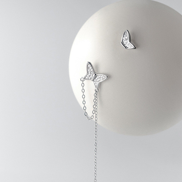 A34711 s925 sterling silver chic earrings