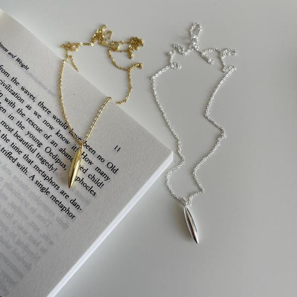 A34170 925 sterling silver double accessory unique necklace