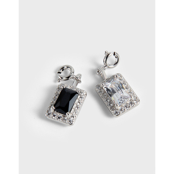 A33093 design simple cubiczirconias925 sterling silver pendant earrings