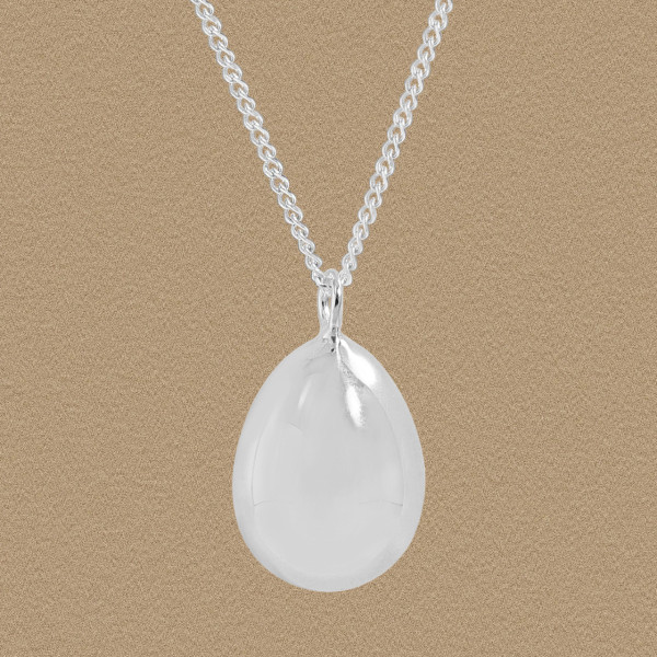 A44656 fashion teardrop sterling silver s925 long necklace