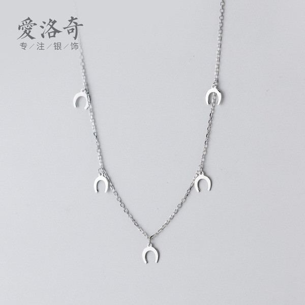 A31181 s925 sterling silver fashionU chic necklace