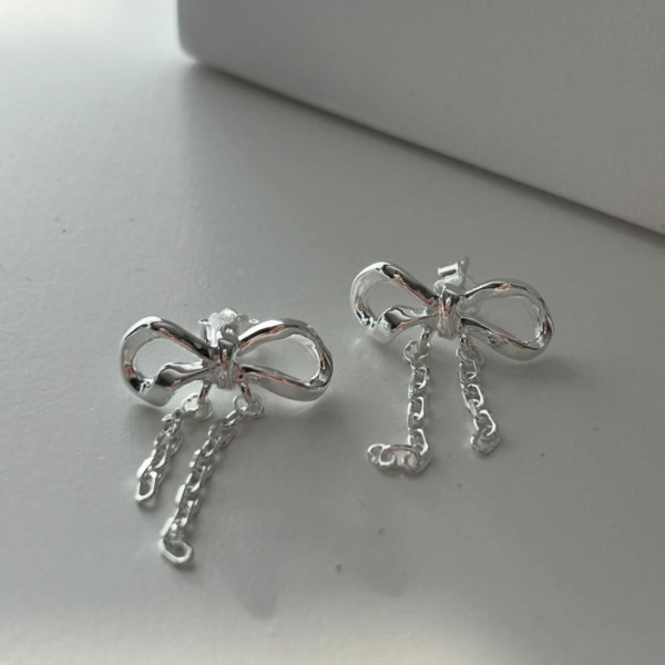 A43227 sterling silver butterfly stud earrings simple elegant earrings