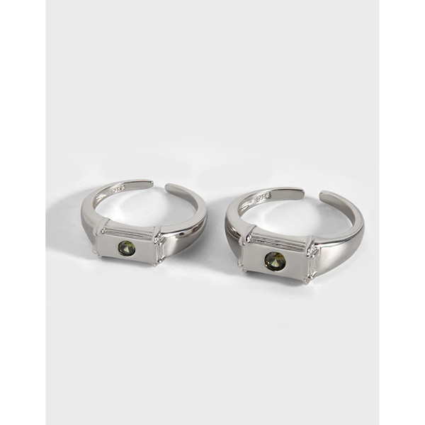 A33429 design simple qualityOlive Drab 925 sterling silver ring