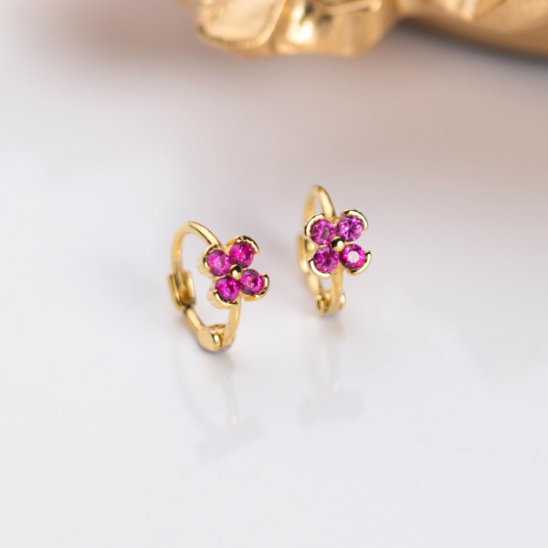 A39126 s925 silver women rhinestone trendy simple elegant earrings