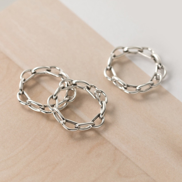 A37862 s925 sterling silver thai hollowed design unique ring