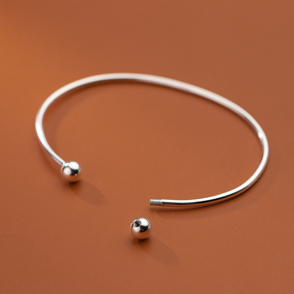 A33326 s925 sterling silver bangle bracelet
