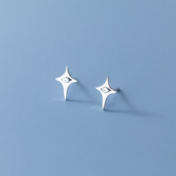 A35589 s925 sterling silver simple fashion cute chic earrings