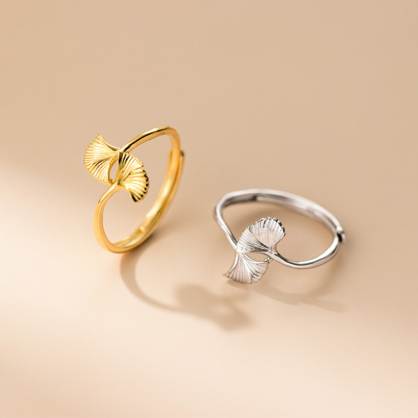 A45195 s925 sterling silver trendy sweet simple ring