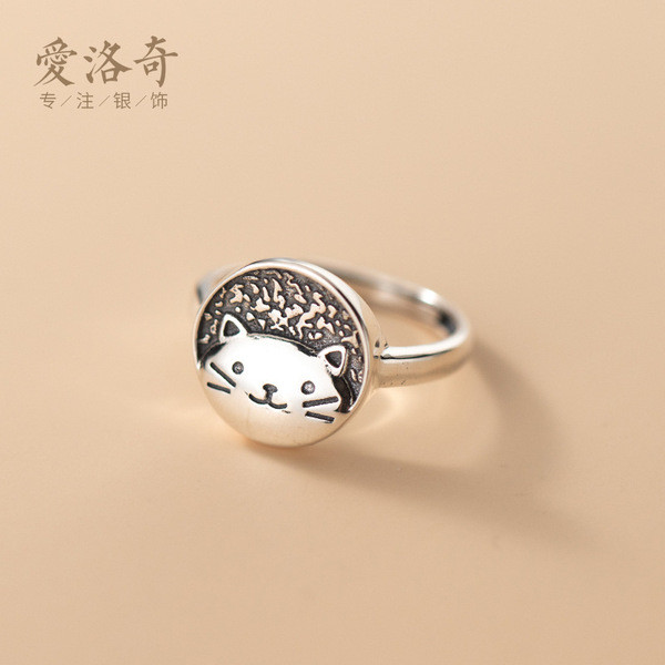 A32182 s925 sterling silver cute unique silve ring