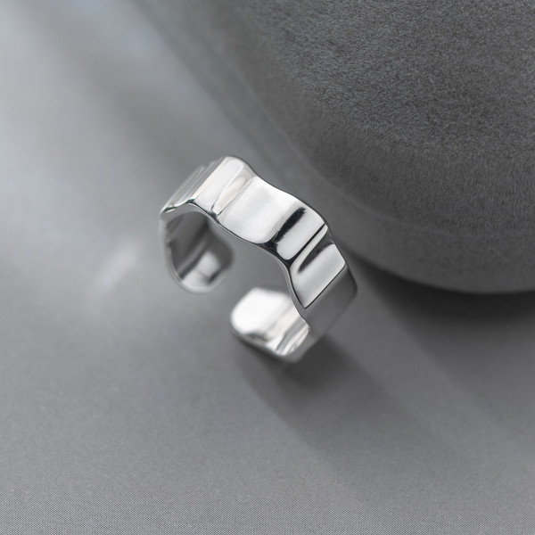 A37524 s925 sterling silver simple design ring