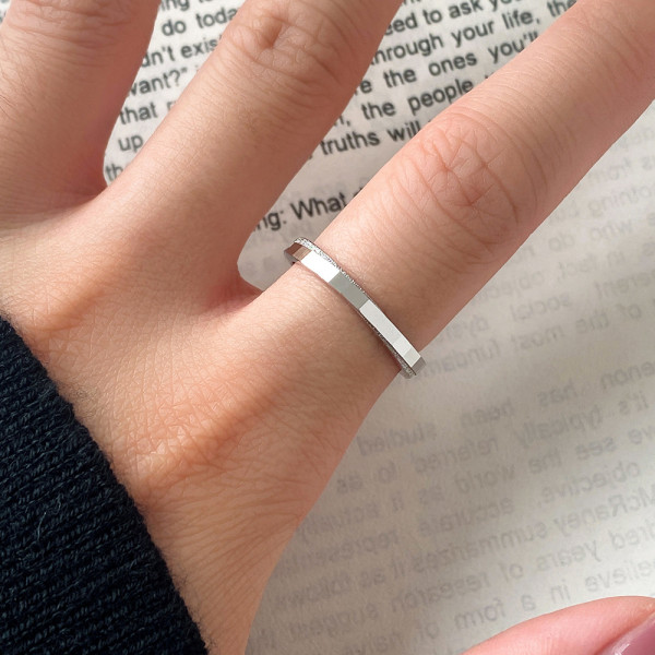 A43441 s925 sterling silver trendy design ring