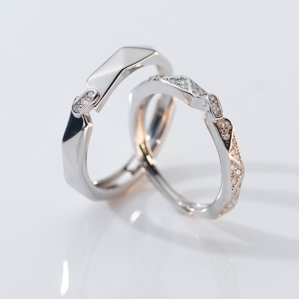 A40917 s925 sterling silver rhinestone ring
