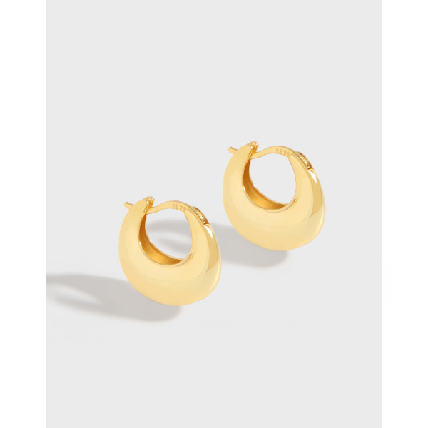 A36033 design minimalistU quality sterling earrings