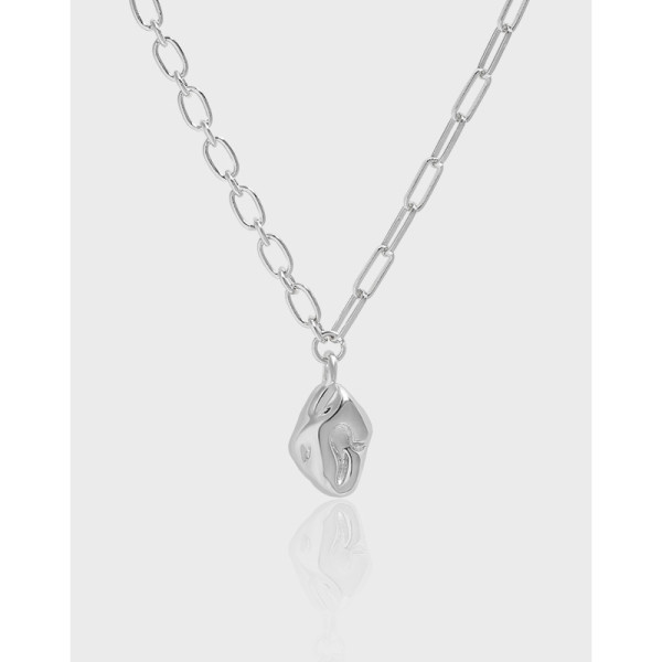 A38883 simple design unique elegant pendant s925 sterling silver necklace