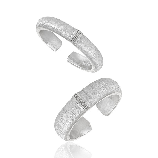 A43356 minimalist s925 sterling silver unique adjustable ring