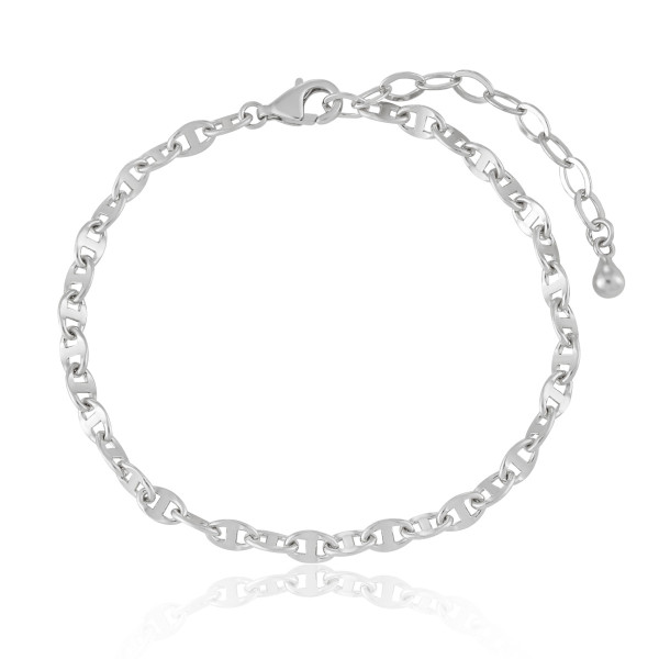 A43592 unique vintage elegant s925 sterling silver charm bracelet