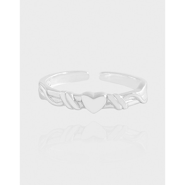 A42631 design wrap heart sterling silver s925 ring