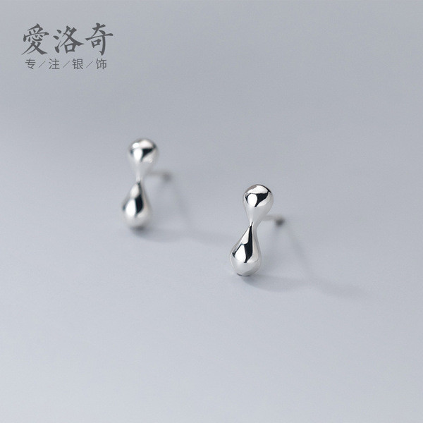 A32304 s925 sterling silver teardrop trendy chic uniqu earrings