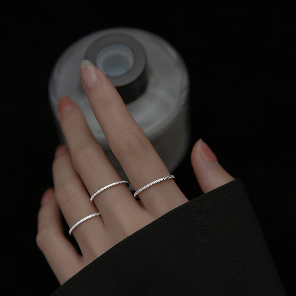 A34322 s925 sterling silver knuckle ring