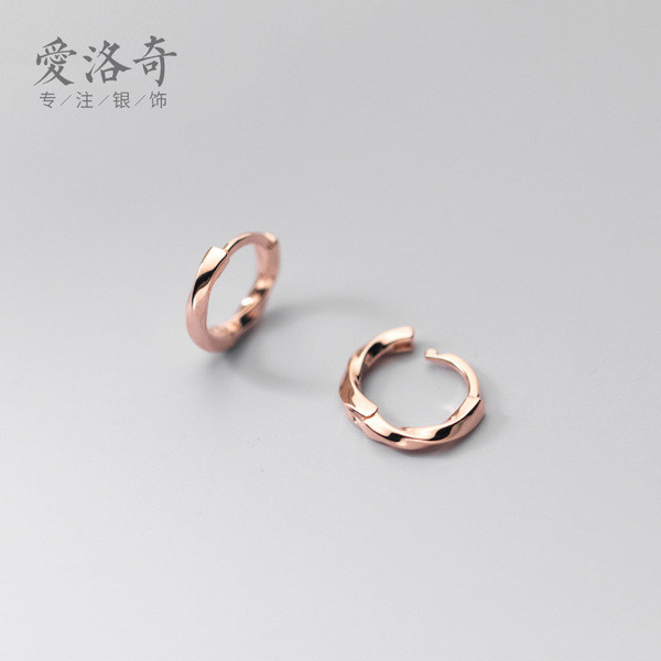 A32301 s925 sterling silver trendy unique chic fashion earrings