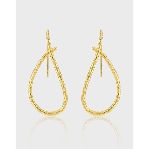 A40936 unique simple elegant bar s925 sterling silver stud earrings