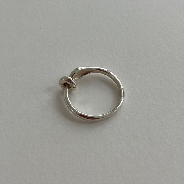 A41037 sterling silver elegant ring
