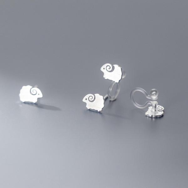 A33862 s925 sterling silver cute earrings