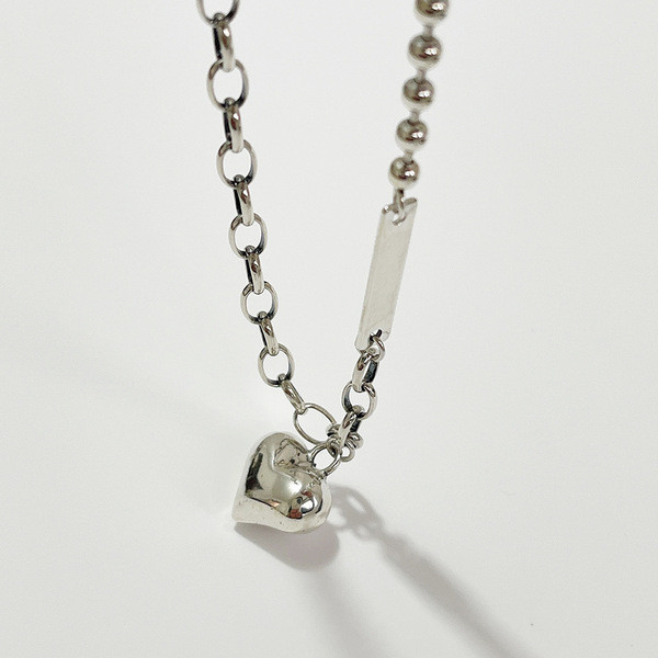 A32901 s925 sterling silver long simple trendy simple necklace