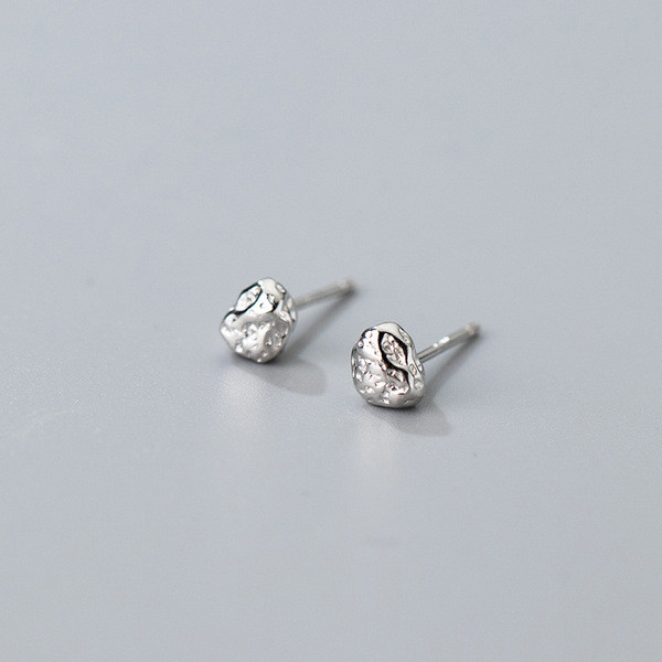 A34678 s925 sterling silver cute irregular geometric simpl earrings
