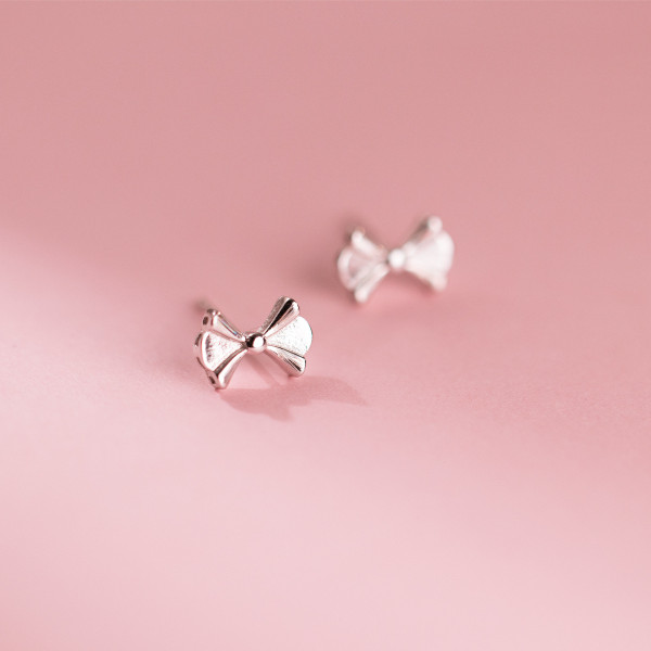 A42133 s925 sterling silver butterfly stud trendy sweet earrings