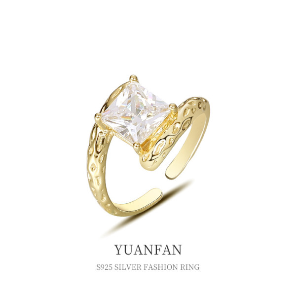 A36585 925 sterling silver cubiczirconia ring