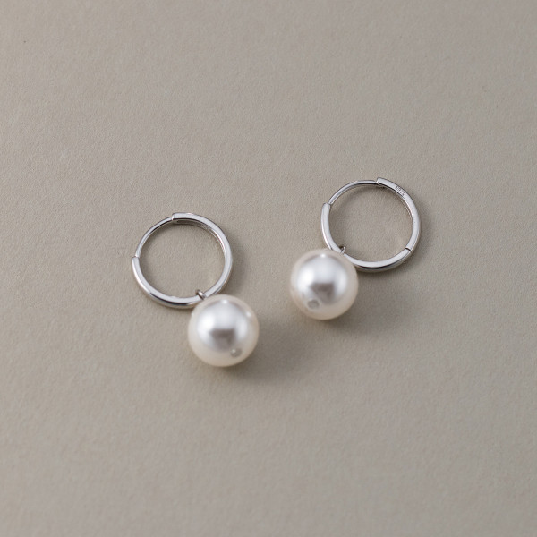 A44717 s925 sterling silver trendy sweet stud earrings