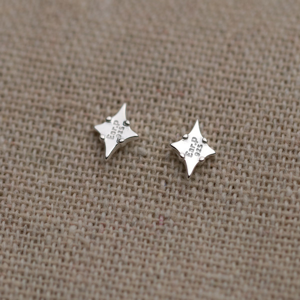 A39729 s925 sterling silver simple stud design elegant earrings