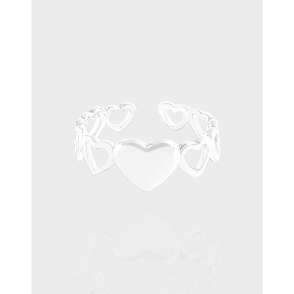 A41003 design big heart sterling silver s925 ring