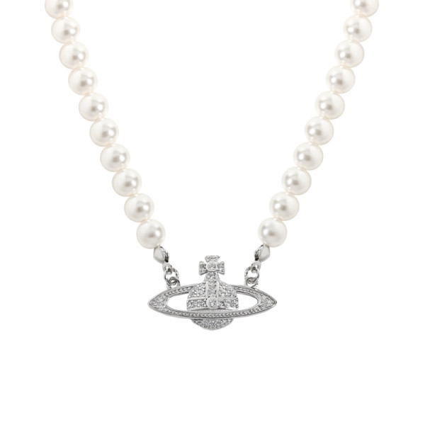 A37270 design tiny ball cubiczirconia chain qualitys925 sterling silver necklace