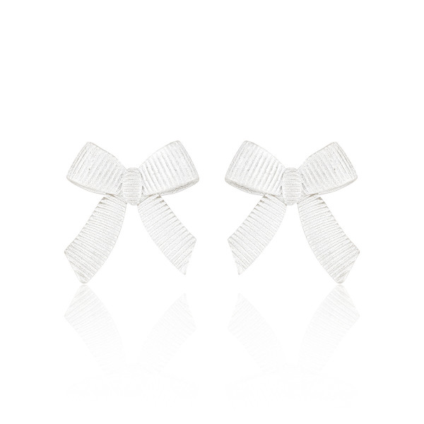 A44695 bar stripe butterfly stud minimalist s925 sterling silver earrings