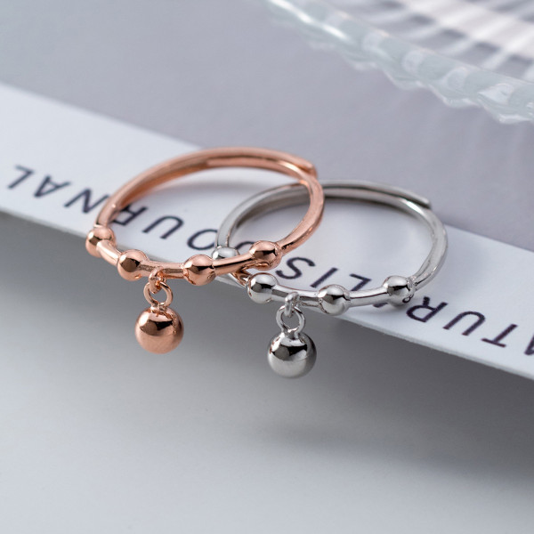 A41200 s925 sterling silver elegant bead ring