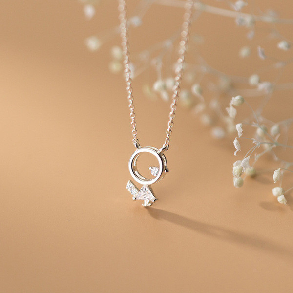 A31250 s925 sterling silver cute necklace