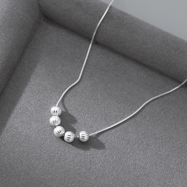 A45497 s925 silver dainty necklace