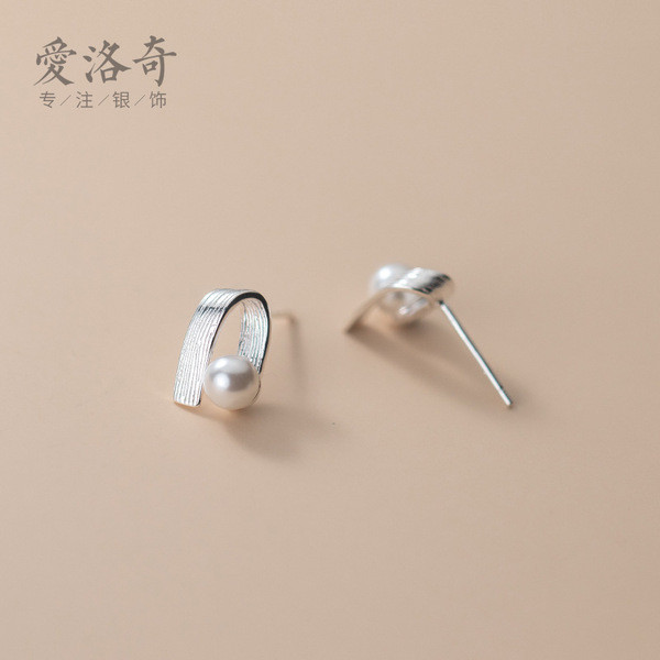 A32311 s925 sterling silver chic pear earrings