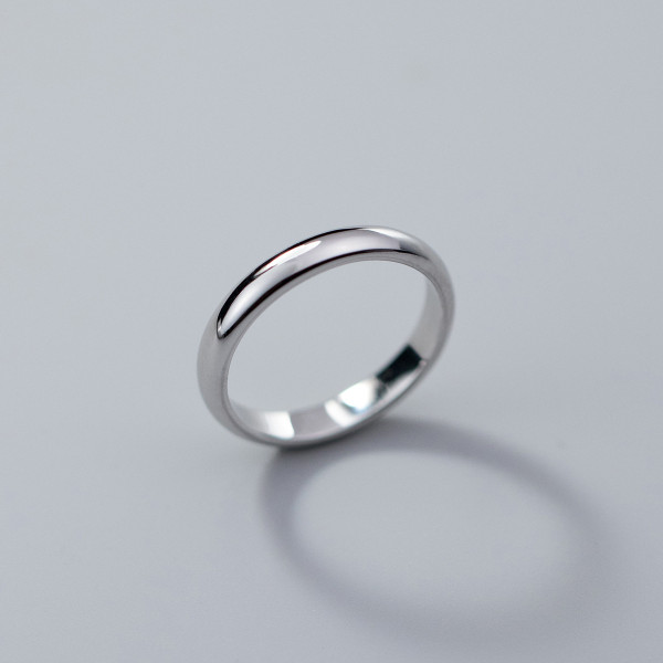 A39533 s925 sterling silver simple elegant grade ring