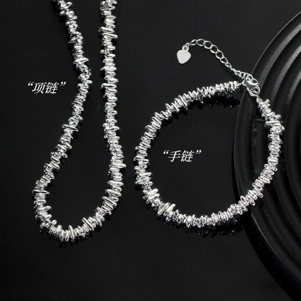 A38373 s925 sterling silver design charm unique elegant necklace bracelet
