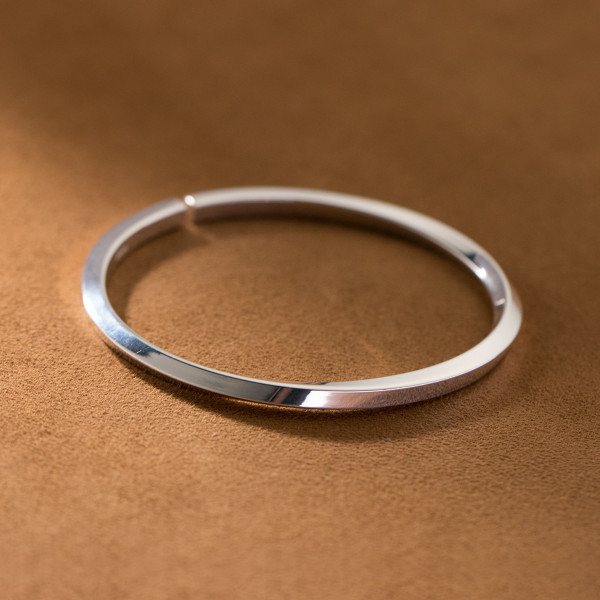 A39089 silver adjustable bangle design simple fashion bracelet