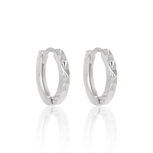 A42384 unique elegant simple design s925 sterling silver earrings