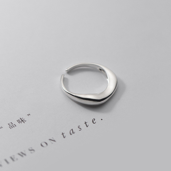 A34410 s925 sterling silver chic adjustable unique fashio ring