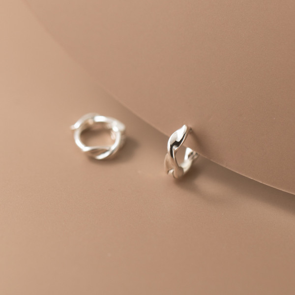 A36866 s925 sterling silver cute simple fashion trendy earrings
