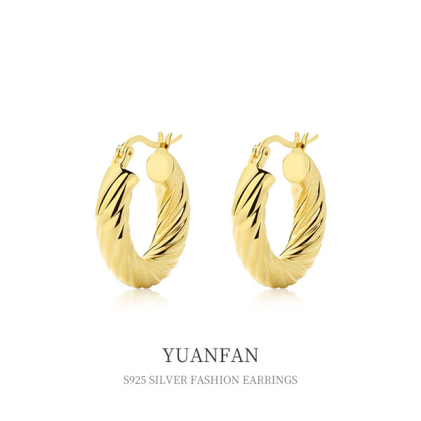 A38801 sterling silver vintage earrings