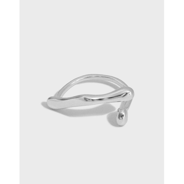 A31849 irregular quality s925 sterling silver adjustable ring