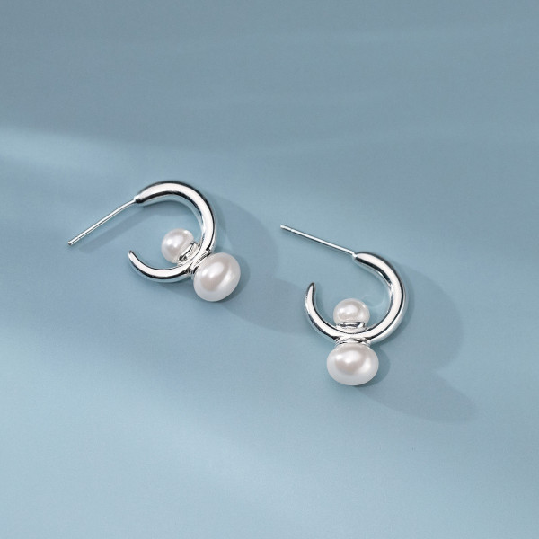 A42891 s925 sterling silver fashion sweet elegant design earrings